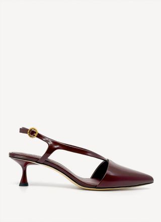 Studio Amelia Womens Halo Heels In Burgundy