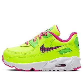 Nike (TD) Nike Air Max 90 Volt Fire Pink Green Strike CW5798-700