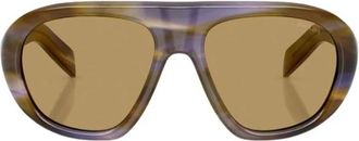 Prada Accessoires, unisex, Bruin, ONE Size, Sole Prc 05 Zonnebril