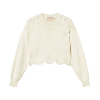 Twinset Dames, Truien, Beige, Maat: M
