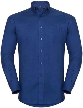 Russell Athletic Russell Collection Heren Oxford Easy-Care Formeel Overhemd Met Lange Mouwen (Helder Koningsblauw)