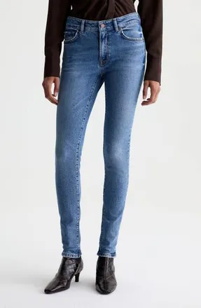 AG - Adriano Goldschmied Quinn Low Rise Cigarette Jeans in Echo at Nordstrom, Size 31