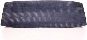 Dolce & Gabbana Blue Waist Smoking Tuxedo Cummerbund Mens Belt