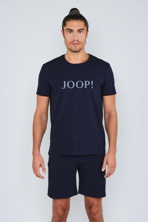 Joop T-Shirt JOOP Comfort, Herren, Gr. M, blau (navy), Jersey, Obermaterial: 95% Baumwolle, 5% Elasthan, normal h&uuml;ftlang, Rundhals, Shirts T-Shirt, Rundhal