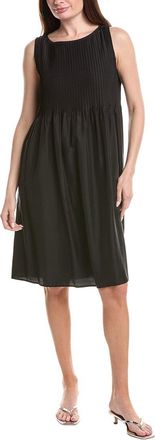 Eileen Fisher Eileen Fisher Pleated Silk Midi Dress