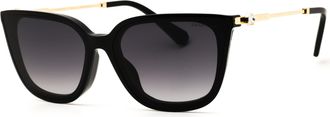 Swarovski SK6054D Acetate Gradient Lens Sunglasses - Black