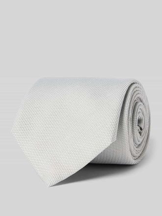 HUGO BOSS Krawatte mit Seiden-Anteil in Hellgrau, Gr&ouml;&szlig;e 1