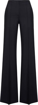 Seafarer Tailored Silk And Wool Flared Trousers
