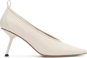 Kazar Leren Pumps - Dames - Pumps - Wit - 38 EU - Leer - Schoenen