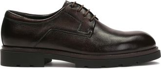 Kazar Schoenen, Heren, Bruin, 40 EU, Leer, Bruine open teen halfschoenen