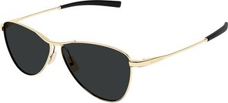 Saint Laurent SL 831 VESPER 003 Womens Sunglasses Gold Size 55 - Free RX Lenses - Free RX Lenses