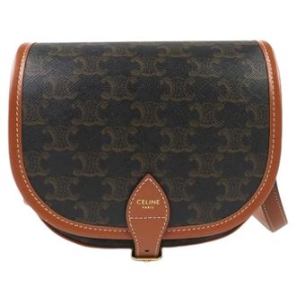 Celine Pre-owned Vintage Schoudertas - Dames - Pre-owned - Bruin - Maat: ONE Size