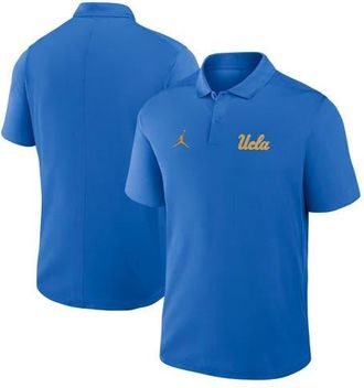 Jordan Brand Mens Jordan Brand Blue UCLA Bruins Primetime Victory Primary Logo Performance Polo at Nordstrom, Size Xx-Large