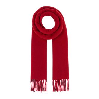 Ami Accessoires, Dames, Rood, ONE Size, Wol, Quota Wool Scarf