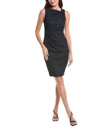 Adrianna Papell Boatneck Sheath Dress