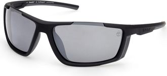 Timberland TB9252 Polarized 02D Mens Sunglasses Black Size 68