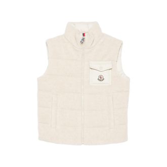 Moncler Merek Fleece-textured Quilted Gilet