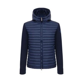 Colmar Ski Jackets, male, Blue, Size: 3XL Hybrid Padded Jacket with Hood