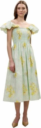 Rebecca Taylor Yara Poplin Midi Dress in Bluebell at Nordstrom, Size X-Large