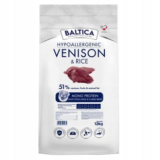 OEM Nutric&eacute;utico Baltica Hipoalerg&eacute;nico De Venado L/xl Para Razas Grandes De 12 Kg