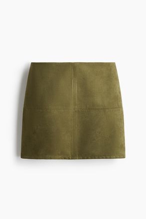 H&M Minijupe - Khakigr&uuml;n