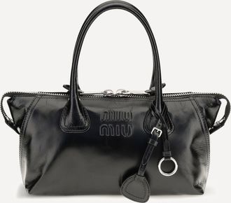 Miu Miu Borsa a Mano in pelle lucida Woman UNI