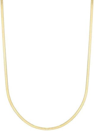 Set & Stones Farrah Herringbone Necklace in Gold at Nordstrom, Size 18