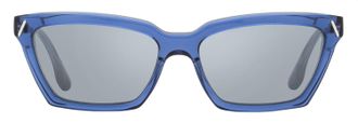 Victoria Beckham VB661S Modified Rectangle Sunglasses - Blue