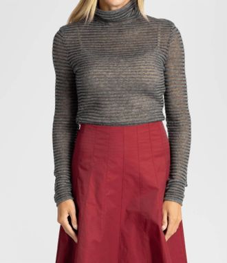 Proenza Schouler Hailey Sweater In Grey/black