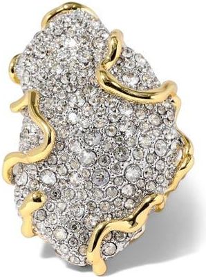 Alexis Bittar Solanales Pav&eacute; Pebble Ring in Crystals at Nordstrom, Size 7