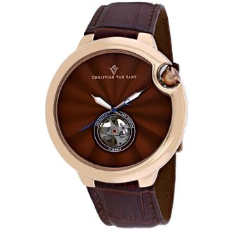 Christian Van Sant Mens Brown dial Watch