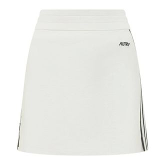 Autry Short Skirts, female, White, Size: S Viscose Knit Skirt