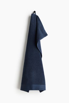 H&M Handtuch aus Baumwollfrottee - Blue