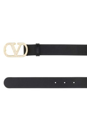 Valentino Garavani Vlogo Belt - Black