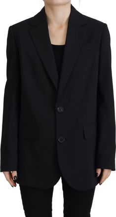 Dsquared2 Dsquared&sup2; Flower Single Breasted Coat Womens Blazer (Pre-Owned)
