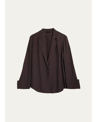 Theory Airy Single-Breasted Blazer