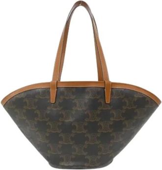 Celine Pre-owned Tote Bags, female, Brown, Size: ONE SIZE Pre-owned Vintage Shoulder Bag