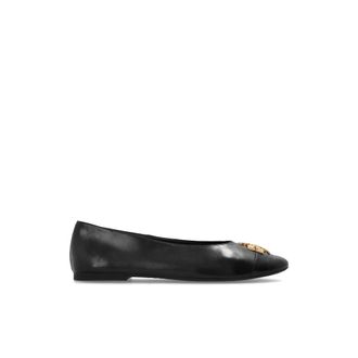 Tory Burch Charlie Ballet - female - Tory Burch - Ballerina Shoes - Black - 8 1/2 UK - Shoes
