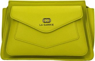 La Carrie Elghe Faux Leather Bag - Dames - Schoudertassen - Groen - ONE Size - Leer - Tassen