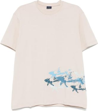 Paul & Shark T-shirt con logo - Toni neutri