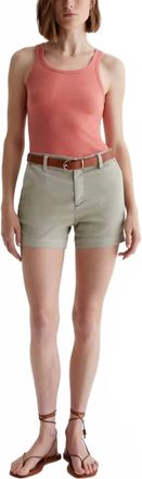 AG - Adriano Goldschmied Caden Lightweight Broken Twill Short In Sulfur Dried Parsley