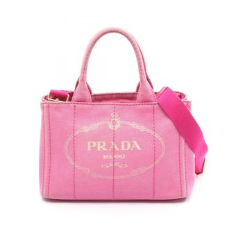 Prada Pink Canvas Tote Bag (Pre-Owned)