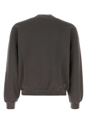 Magliano Mens Charcoal Cotton Sweatshirt 37_brown Exterior: Felpe