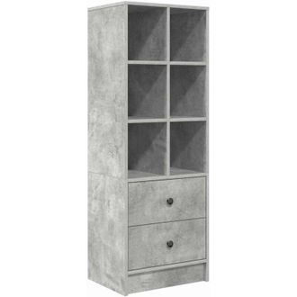 vidaXL Alacena Gris Hormig&oacute;n 45.5 X 34 X 127 Cm Madera Contrachapada Vidaxl