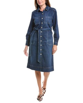 Tommy Bahama Indigo Denim Midi Shirtdress