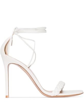 Gianvito Rossi Leomi sandalen met veters - Wit