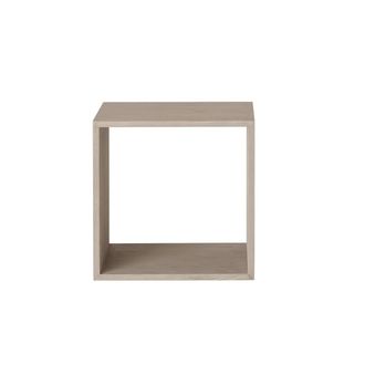 MUUTO Stacked System Regalmodul ohne R&uuml;ckwand, medium / Eiche