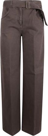 True Royal Straight Broeken - Dames - Straight fit broeken - Bruin - 2XS - Katoen - Broeken