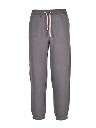 A|X Armani Exchange Relaxed-Fit Grey Sweatpants with Drawstring Closure and Practical Pockets