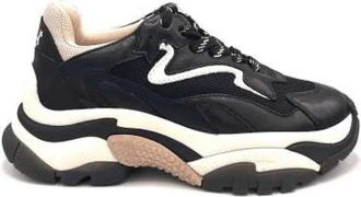 Ash Leren Sneaker Addict - Dames - Sneakers - Zwart - 38 EU - Leer - Schoenen